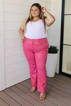 Load image into Gallery viewer, Tanya Control Top Faux Leather Pants in Hot Pink by Judy Blue
