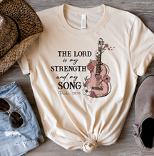 Load image into Gallery viewer, The Lord is my Strength and my Song Graphic T-Shirt
