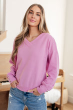 Load image into Gallery viewer, Totally Verified Long Sleeve V-Neck Top
