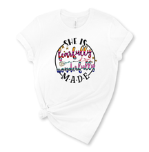 Load image into Gallery viewer, She is Fearfully and Wonderfully Made Graphic T-Shirt
