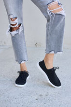 Load image into Gallery viewer, Ember Flat Round Toe Lace-Up Sneakers
