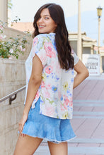 Load image into Gallery viewer, One And Only Short Sleeve Floral Print Top
