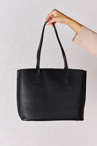 Katie Vegan Leather Office Tote Bag (multiple color options)