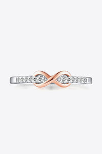 Glimmering Harmony 925 Sterling Silver Zircon Ring