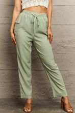Load image into Gallery viewer, Cool and Carefree Tie Waist Long Pants
