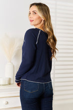 Load image into Gallery viewer, Best Life Long Raglan Sleeve Round Neck Top
