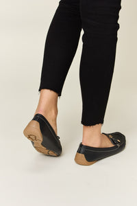 Slip On Bow Flats Loafers