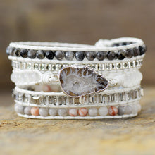 Load image into Gallery viewer, Handcrafted Five Layer Natural Stone Bracelet
