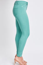 Load image into Gallery viewer, Hyperstretch Mid-Rise Skinny Pants in Sea Green
