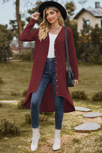 Load image into Gallery viewer, Coffee &amp; Cuddles V-Neck Long Sleeve Cardigan with Pocket (multiple color options)
