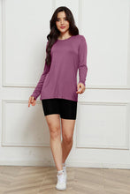 Load image into Gallery viewer, Basic Everyday Round Neck Long Sleeve Top  (multiple color options)
