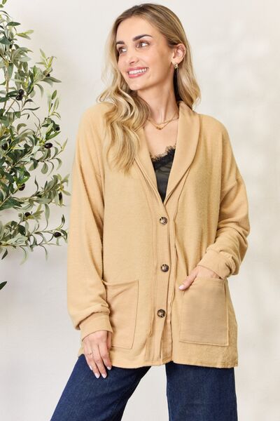 Join the Club Button Up Long Sleeve Cardigan