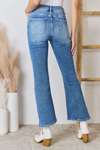 Victoria High Rise Ankle Flare Jeans by RISEN