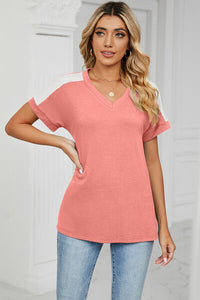 Find A Way V-Neck Short Sleeve T-Shirt (multiple color options)