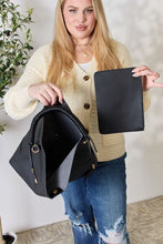 Load image into Gallery viewer, Her Chic Adventure Vegan Leather Shoulder Bag with Pouch  (2 color options)
