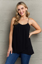 Load image into Gallery viewer, Hang Loose Tulip Hem Cami Top in Black
