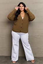 Load image into Gallery viewer, Kiss Me Tonight Button Down Cardigan in Olive

