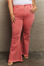 Load image into Gallery viewer, Bailey High Waist Side Slit Flare Jeans by Risen
