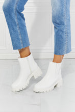 Load image into Gallery viewer, What It Takes Lug Sole Chelsea Boots in White
