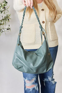 Bring Me With You Braided Strap Shoulder Bag (multiple color options)