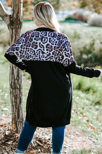 On The Prowl Open Front Dropped Shoulder Cardigan