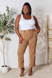 Athena High Waist Straight Jeans with Pockets by Risen