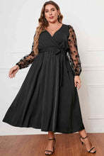 Load image into Gallery viewer, Luxe Lady Surplice Neck Tied Dress
