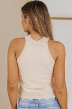 Load image into Gallery viewer, Athena&#39;s Serenity Scalloped Openwork Grecian Neck Tank (3 color options)
