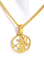 Load image into Gallery viewer, Zodiac Zodiacity Stainless Steel Necklace (all signs)
