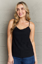 Load image into Gallery viewer, For The Weekend Loose Fit Cami in Black
