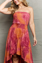 Load image into Gallery viewer, In The Mix Sleeveless High Low Tie Dye Dress
