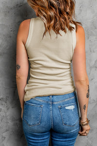 The Ultimate Basic Ribbed Round Neck Tank (multiple color options)