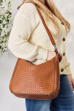 Load image into Gallery viewer, Dreamweaver Vegan Leather Weaved Handbag  (2 color options)
