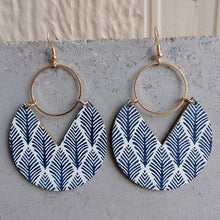 Load image into Gallery viewer, Boho Wooden Dangle Earrings  (multiple color options)
