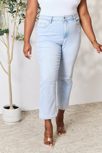 Annalise High Waist Straight Jeans by Bayeas (multiple color options)