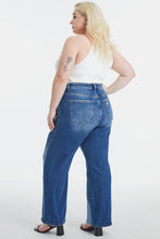 Load image into Gallery viewer, Norah High Waist Two-Tones Patched Wide Leg Jeans by Bayeas
