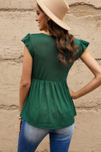 Load image into Gallery viewer, Making Friends Ruffle My Peplum Top
