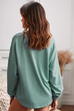 Load image into Gallery viewer, Beauty Not Bashful Button Detail Curved Hem Top (multiple color options)
