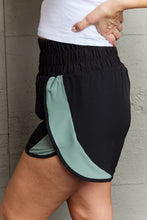 Load image into Gallery viewer, Put In Work High Waistband Contrast Detail Active Shorts in Black
