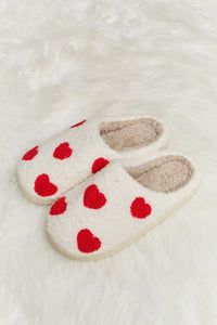 Plush Printed Plush Slide Slippers (multiple design options)