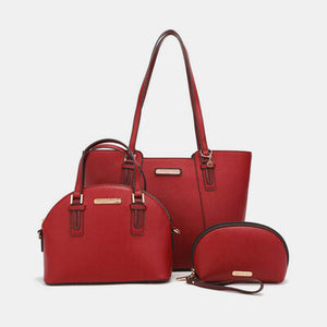 Nicole Lee USA 3-Piece Handbag Set (3 color options)