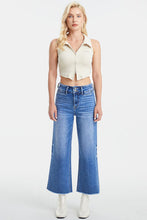 Load image into Gallery viewer, Brynlee Raw Hem High Waist Wide Leg Jeans by Bayeas

