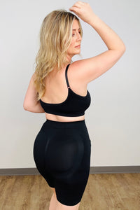 The Smooth Moves Bralette & Booty Lift Shorts Set (nude or black)