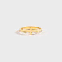 Load image into Gallery viewer, Always Faithful: Zircon 925 Sterling Silver Cross Ring (silver or gold)
