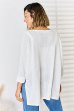 Load image into Gallery viewer, Sweet Talk Waffle Knit V-Neck Long Sleeve Slit Top
