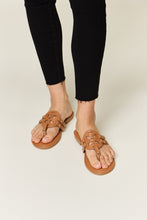 Load image into Gallery viewer, Cutout PU Leather Open Toe Sandals
