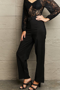 Polished Perfection Long Loose Fit Straight Pants