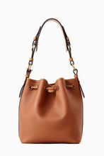 Load image into Gallery viewer, Bound To Be Beautiful Vegan Leather Drawstring Bucket Bag (multiple color options)
