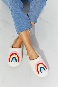 Over The Rainbow Plush Slippers
