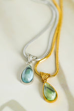 Load image into Gallery viewer, Enchanting Teardrop Titanium Steel Pendant Necklace (gold or silver)
